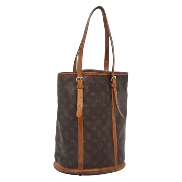 LOUIS VUITTON Monogram Bucket GM Shoulder Bag M42236 LV Auth 132593 - Picture 1 of 16